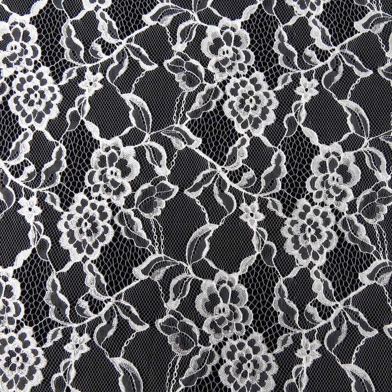 Lace Fabric Polyester Warp Knit for Women's Wear Wholesale Supplier 30